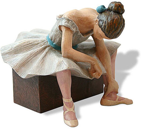 The Waiting Ballerina Statue By Degas Sculpture from Sketch Three D
